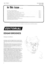 Editorial: Edgar Brookes