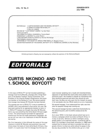 
Editorial: Curtis Nkondo and the School Boycott
