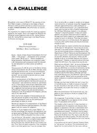 Editorial: A Challenge