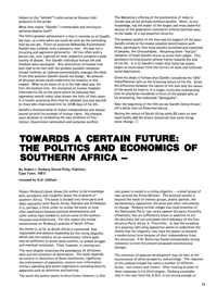 
Towards a Certain Future: The Politics and Economics of Southern Africa
