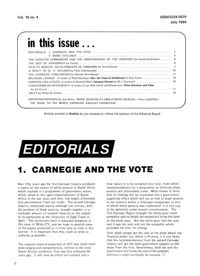 Editorial: Carnegie and the Vote 