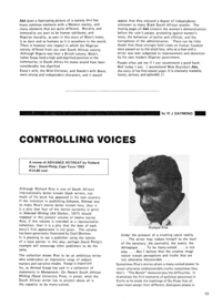 Controlling Voices