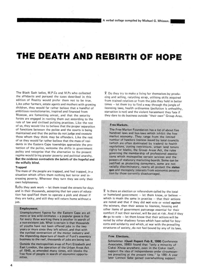 The Death and Rebirth of Hope