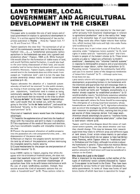 Land-Tenure, Local Government in the Ciskei