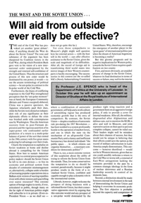 
Will Aid From Outside Ever Really Be Effective?
