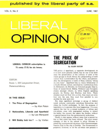 Liberal Opinion Vol. 5 No. 2 Jun 1967
