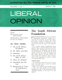 The South African Foundation