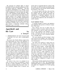 Apartheid and the Law