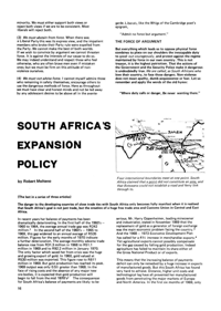South Africas Expansion Policy