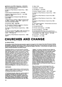 Churches and Change