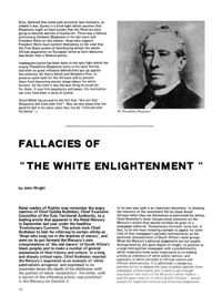
Fallacies of The White Enlightenment

