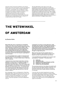 The Westwinkel of Amsterdam