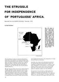 The Struggle for Independence of Portuguese