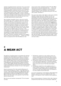 Editorial: A Mean Act