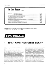 Editorial: 1977 - Another Grim Year?
