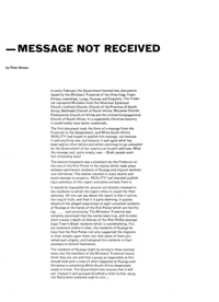 Message Not Received