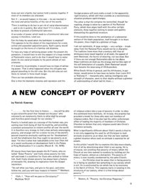 A New Concept of Poverty