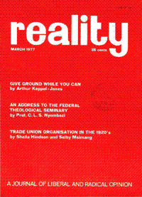 Reality Vol. 9 No. 1 Mar 1977 