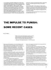 The Impulse to Punish: Some Recent Cases