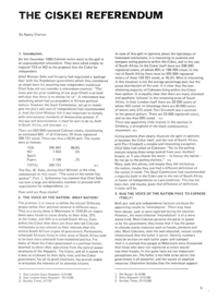 The Ciskei Referendum