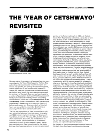 The Year of Cetshwayo Revisited
