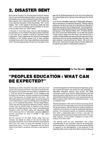 Editorial: Disaster Bent