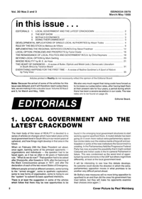 
Editorial: Local Government and The Latest Crackdown
