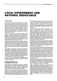Local Government and National Assistance 
