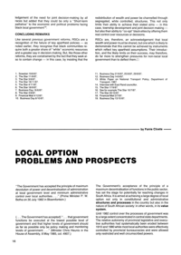 Local Option Problems and Prospects