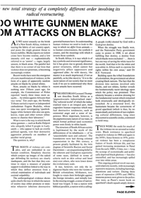 
Why do White Gunmen Make Random Attacks on Blacks?
