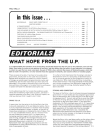 Editorial: What Hope From The U. P.