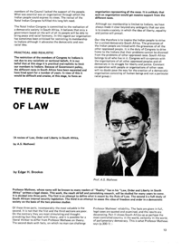 The Rule of Law
