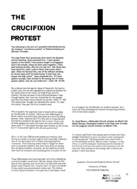 The Crucifixion Protest