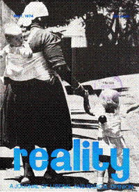 Reality Vol. 6 No. 2 May 1974