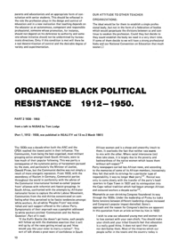 
Organised Black Political Resistance 1912-1950
