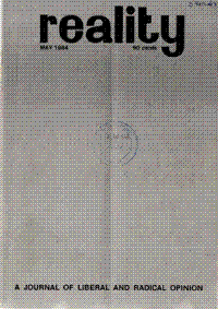 Reality Vol. 16 No. 3  May 1984