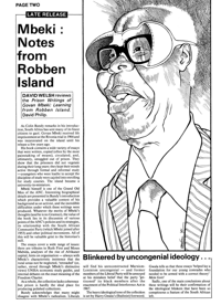 Mbeki: Notes From Robben Island