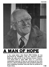A Man of Hope