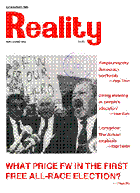 Reality Vol. 24 No. 3 May-Jun 1992