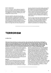 Terrorism