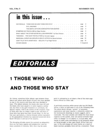 Editorial: Those Who Go and Those Who Stay