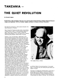 Tanzania - The Quiet Revolution