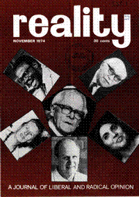 Reality Vol. 6 No. 5 Nov 1974