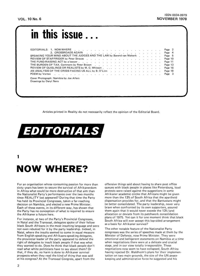 Editorial: Now Where?