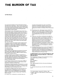 The Burden of Tax