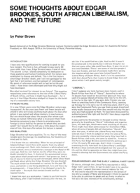 
Some Thoughts About Edgar Brookes, South African Liberalism, and the Future
