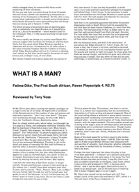 What is a Man?