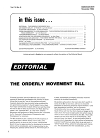 Editorial: The Orderly Movement Bill