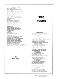 Two Poems