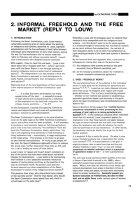 
African Rural Land-Tenure Reform: Informal Freehold and the Free Market (Reply to Louw)
